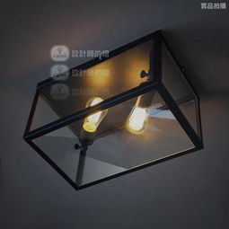 复古情怀与现代光影 探寻玻璃铁艺复古LED吸顶灯的魅力与选购指南